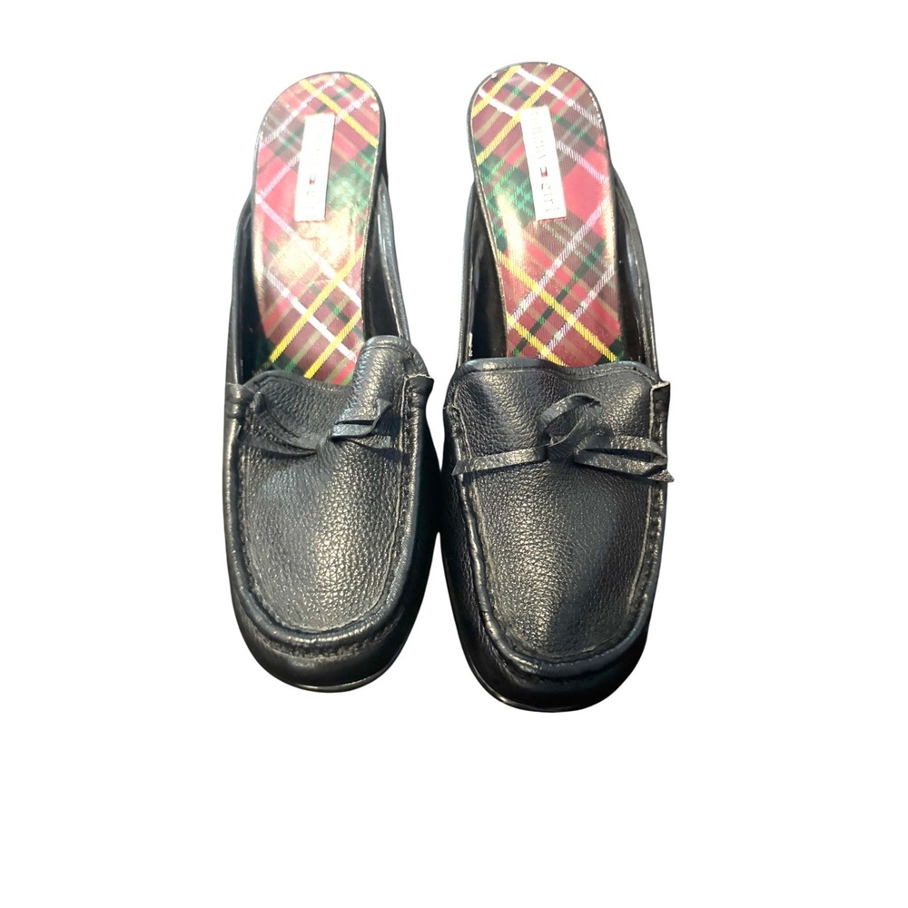 Tommy Girl | Hilfiger y2k Deadstock heeled mules black size 9.5